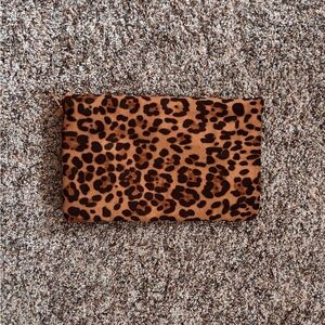 Leopard Print Clutch